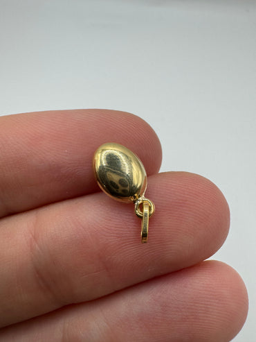 9ct gold coffee bean charm