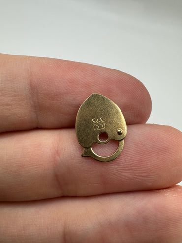 9ct gold padlock 21
