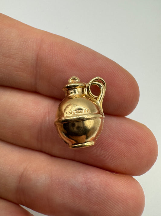 9ct gold jug charm