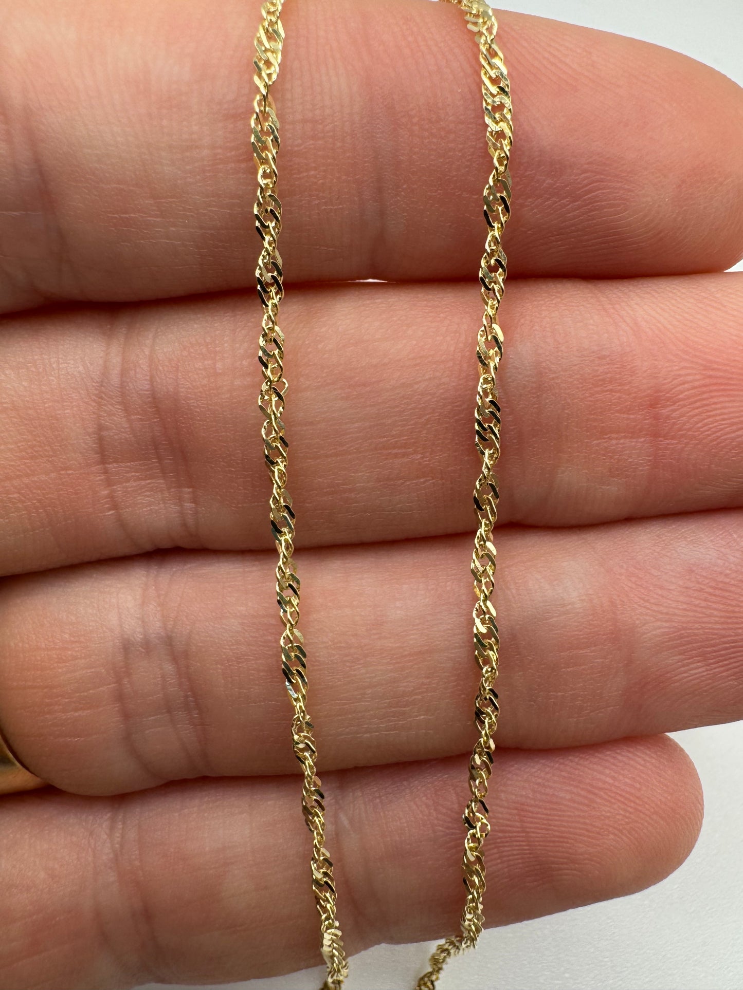 9ct gold singapore chain 13