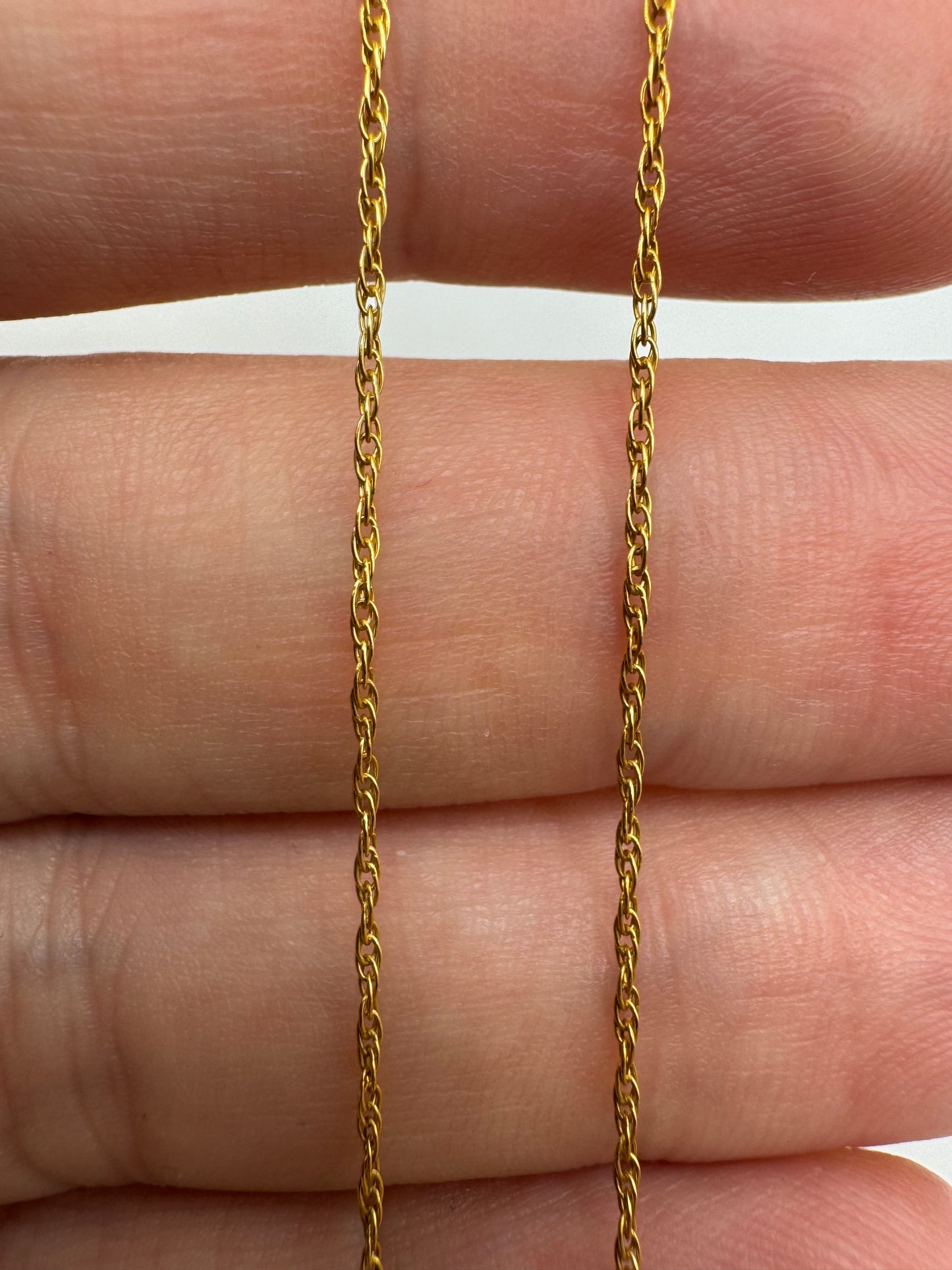 9ct gold chain 73 18”