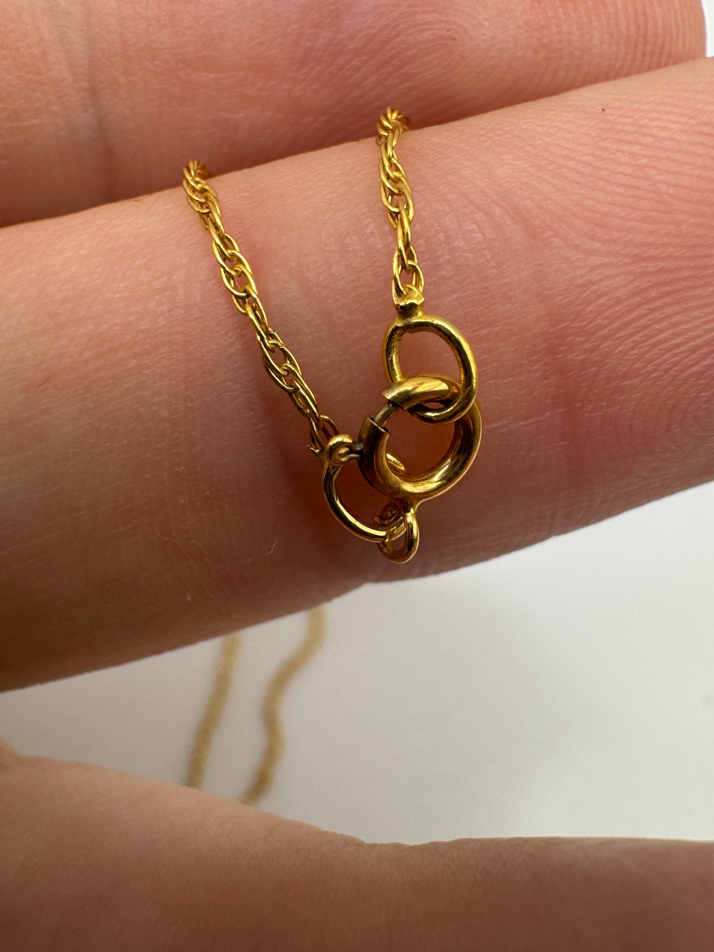 9ct gold chain 73 18”