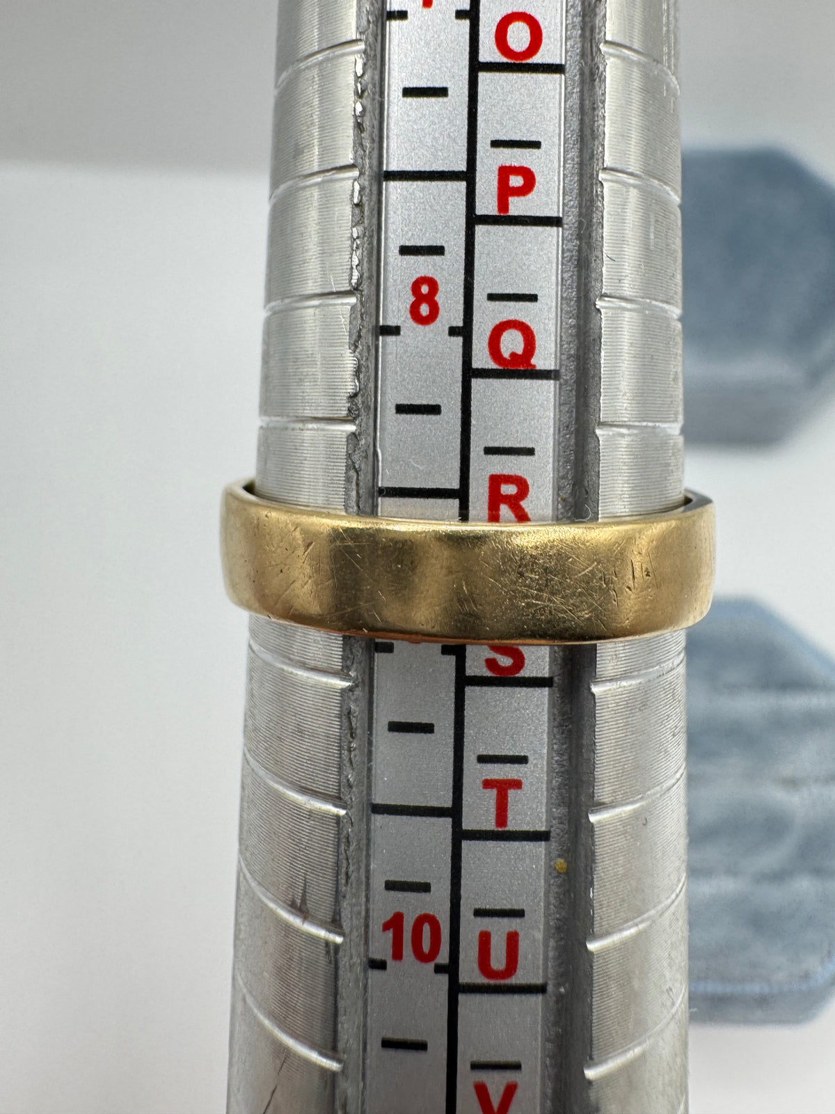 Vintage heavy 9ct gold double onyx signet ring