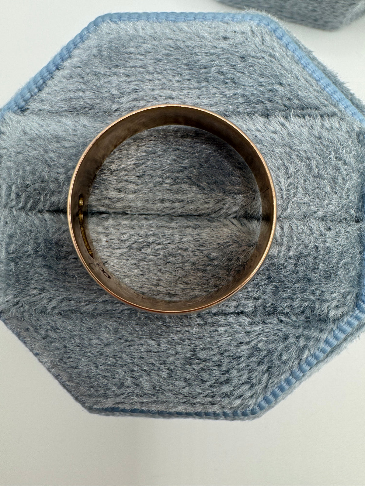 9ct rose gold band