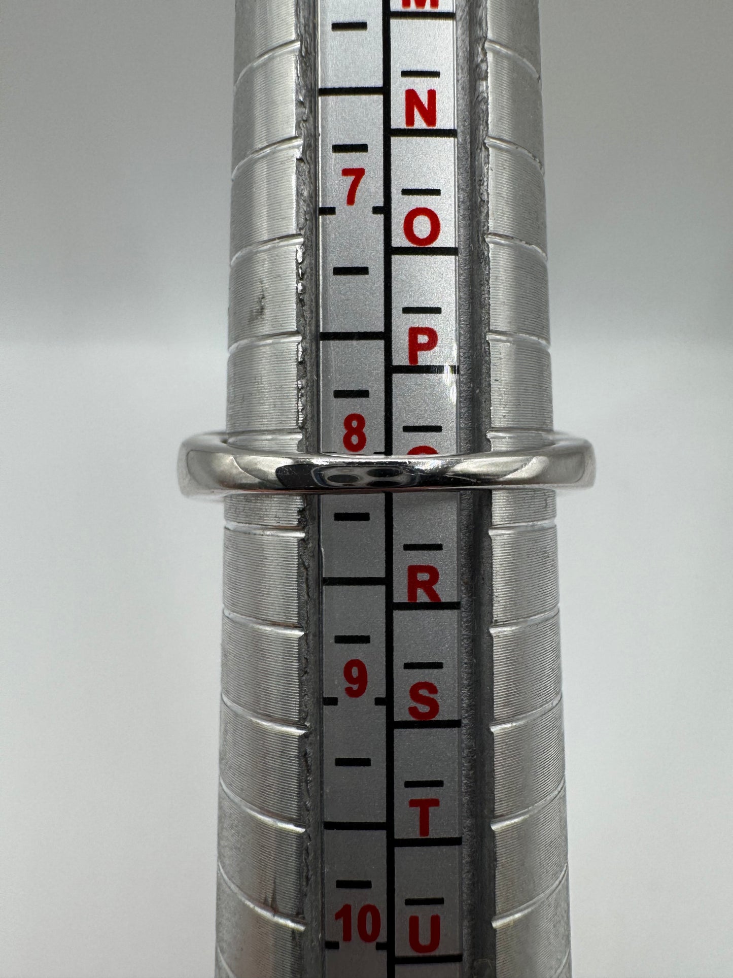 Silver aquaprase ring