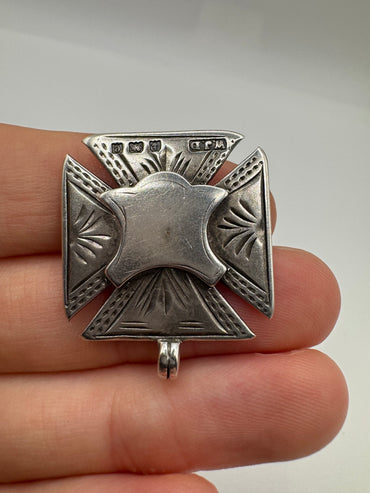 Antique silver fob