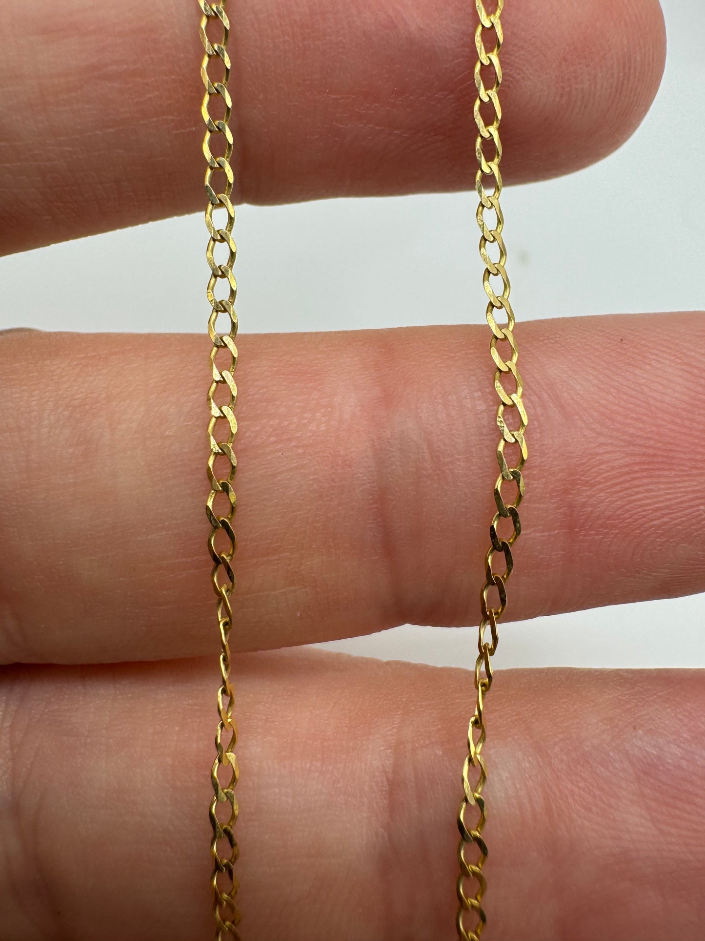 9ct gold chain 80 18”