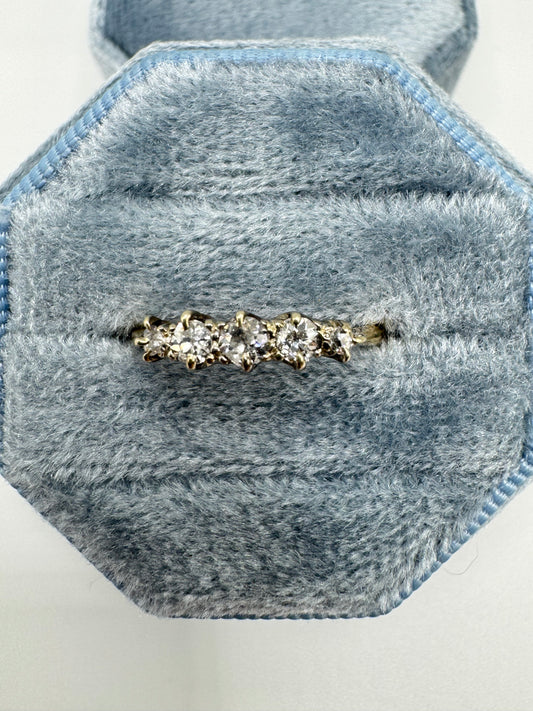 Antique 18ct gold diamond ring