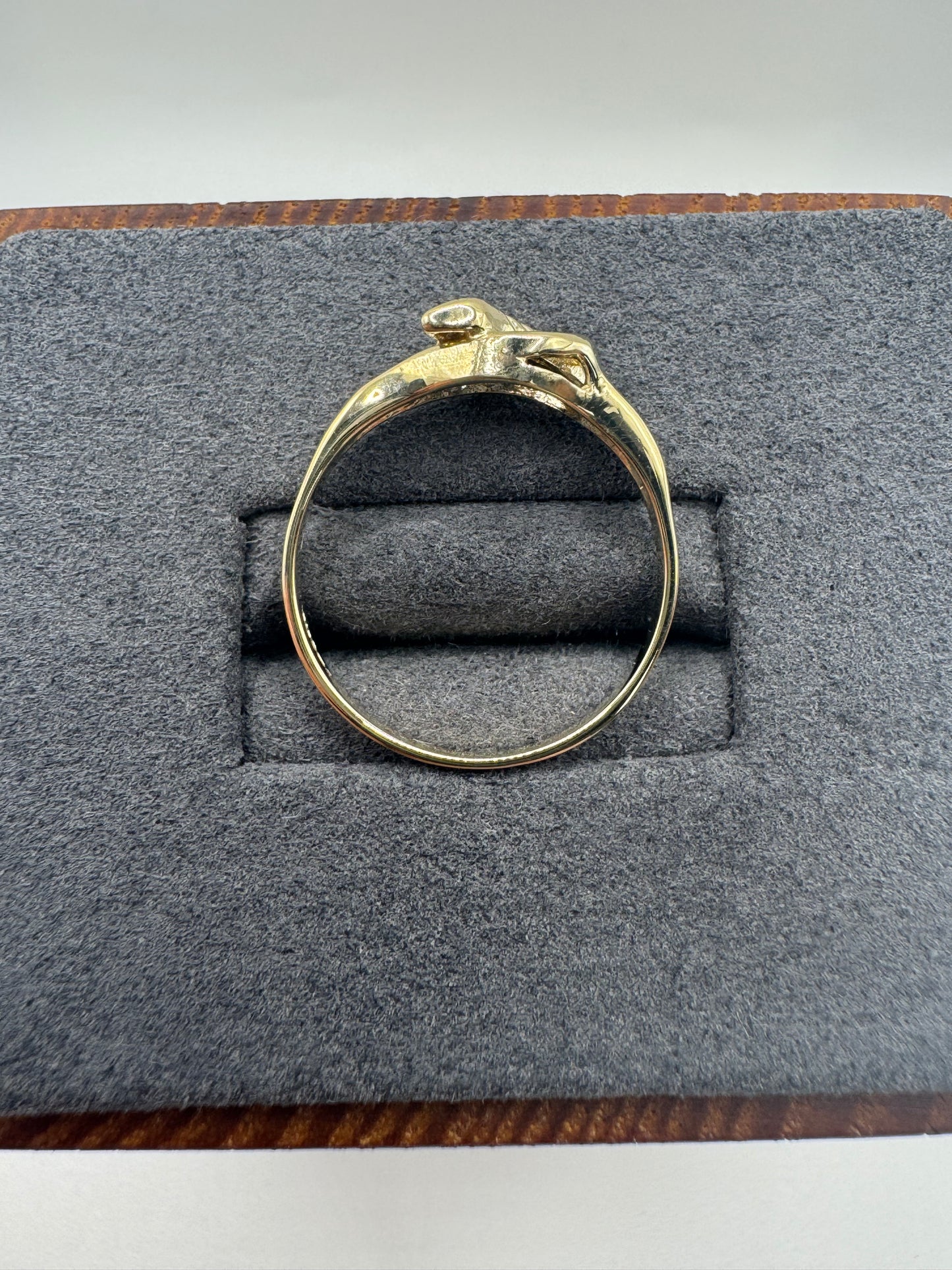 9ct gold snake ring