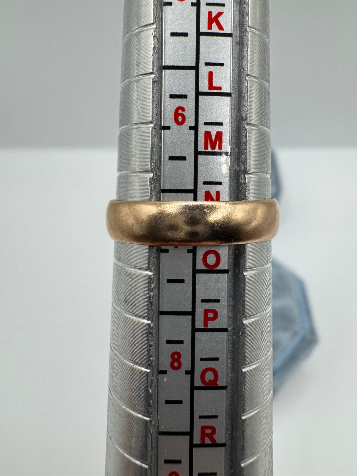 Antique 9ct rose gold band