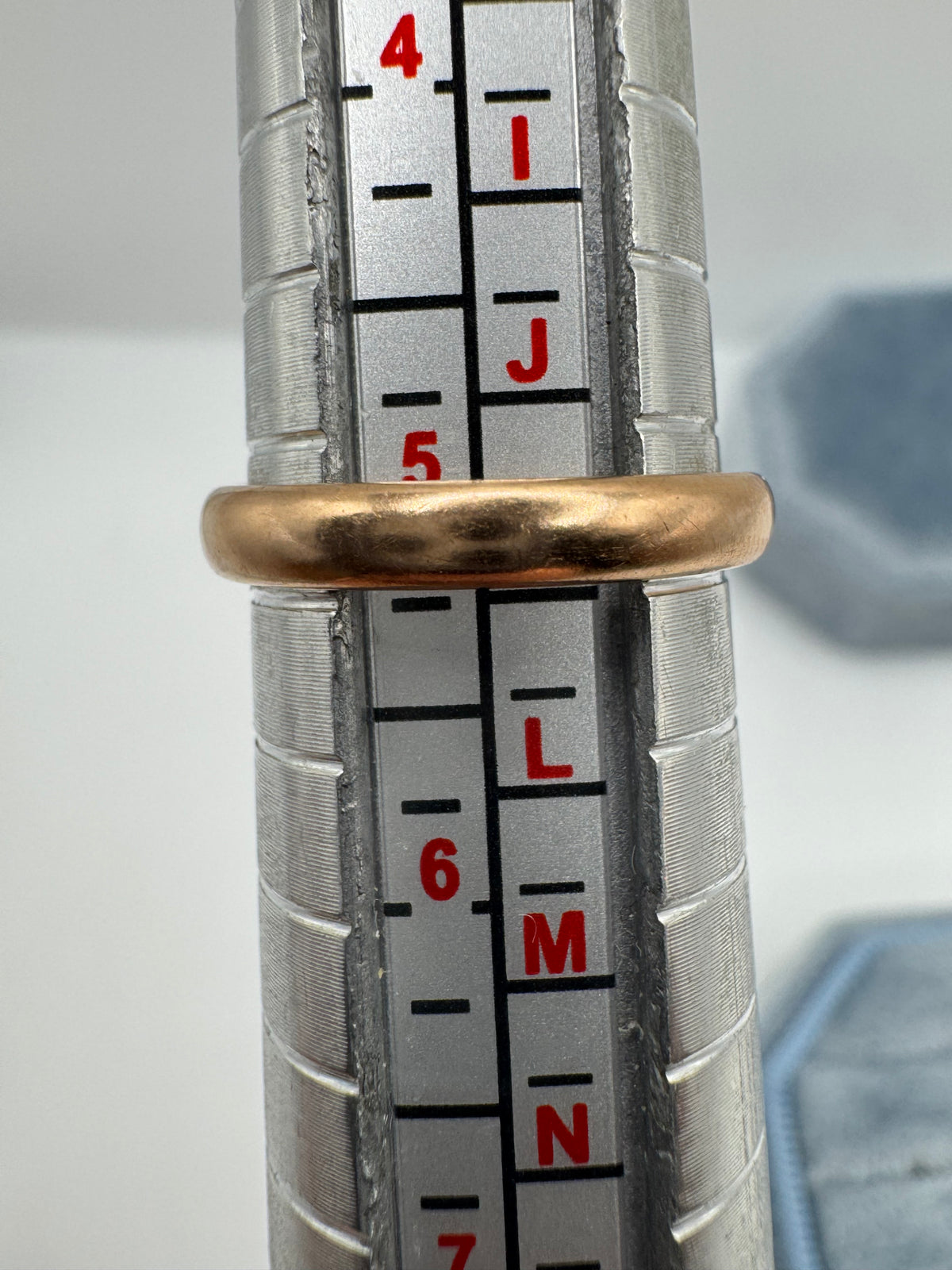 9ct rose gold band