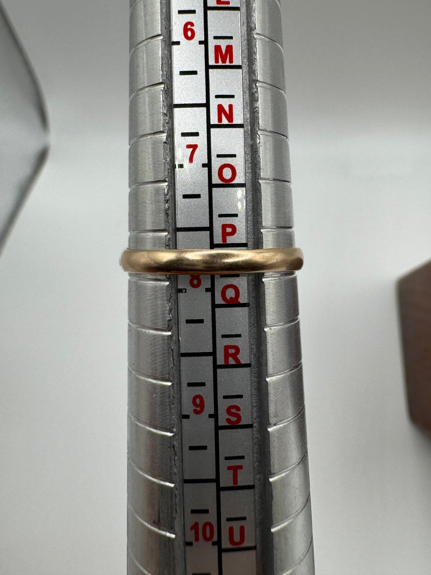 9ct gold keepers ring