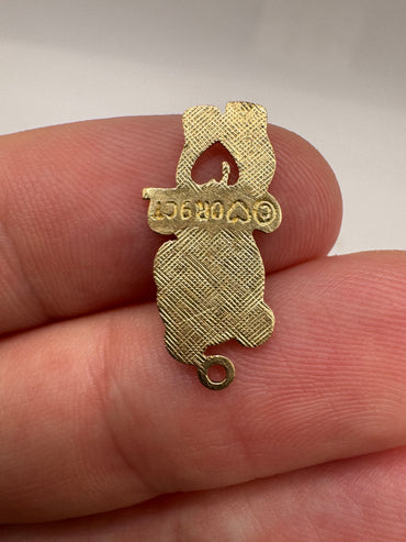 9ct gold bear charm