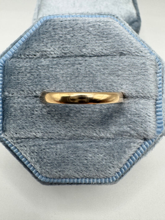 9ct gold plain band