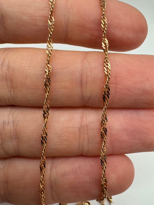 9ct rose gold chain 3
