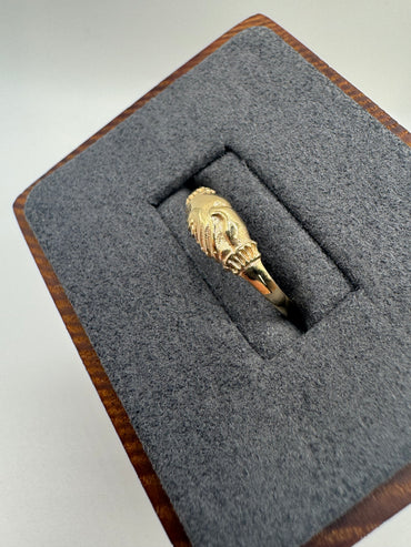 9ct gold Fede ring