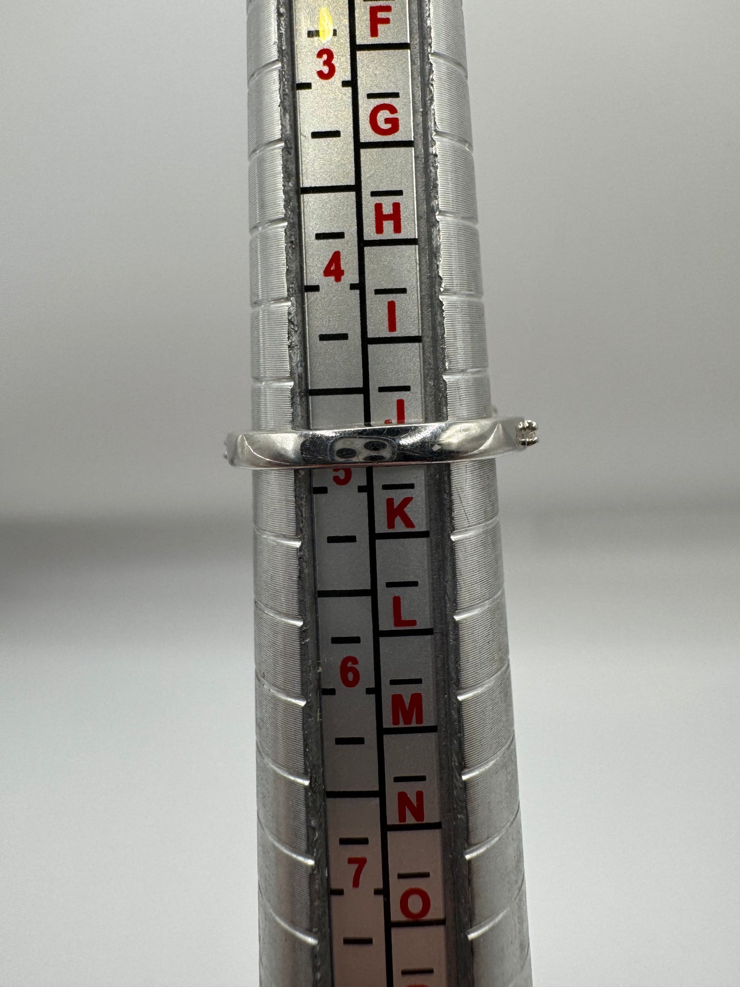 Silver multi-gem ring (4.75-J)