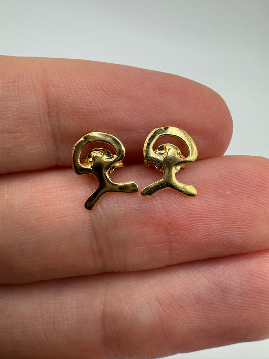18ct gold Indalo earrings