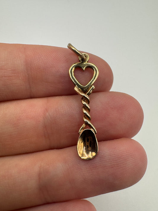 9ct gold Clogau spoon charm