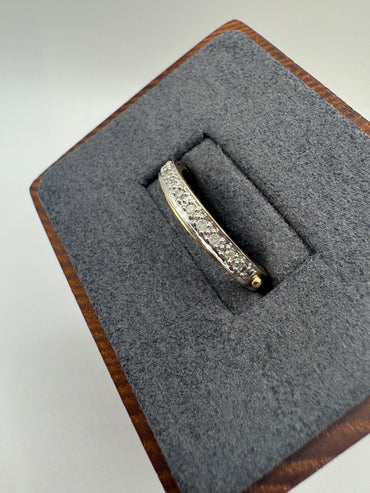 9ct gold diamond ring