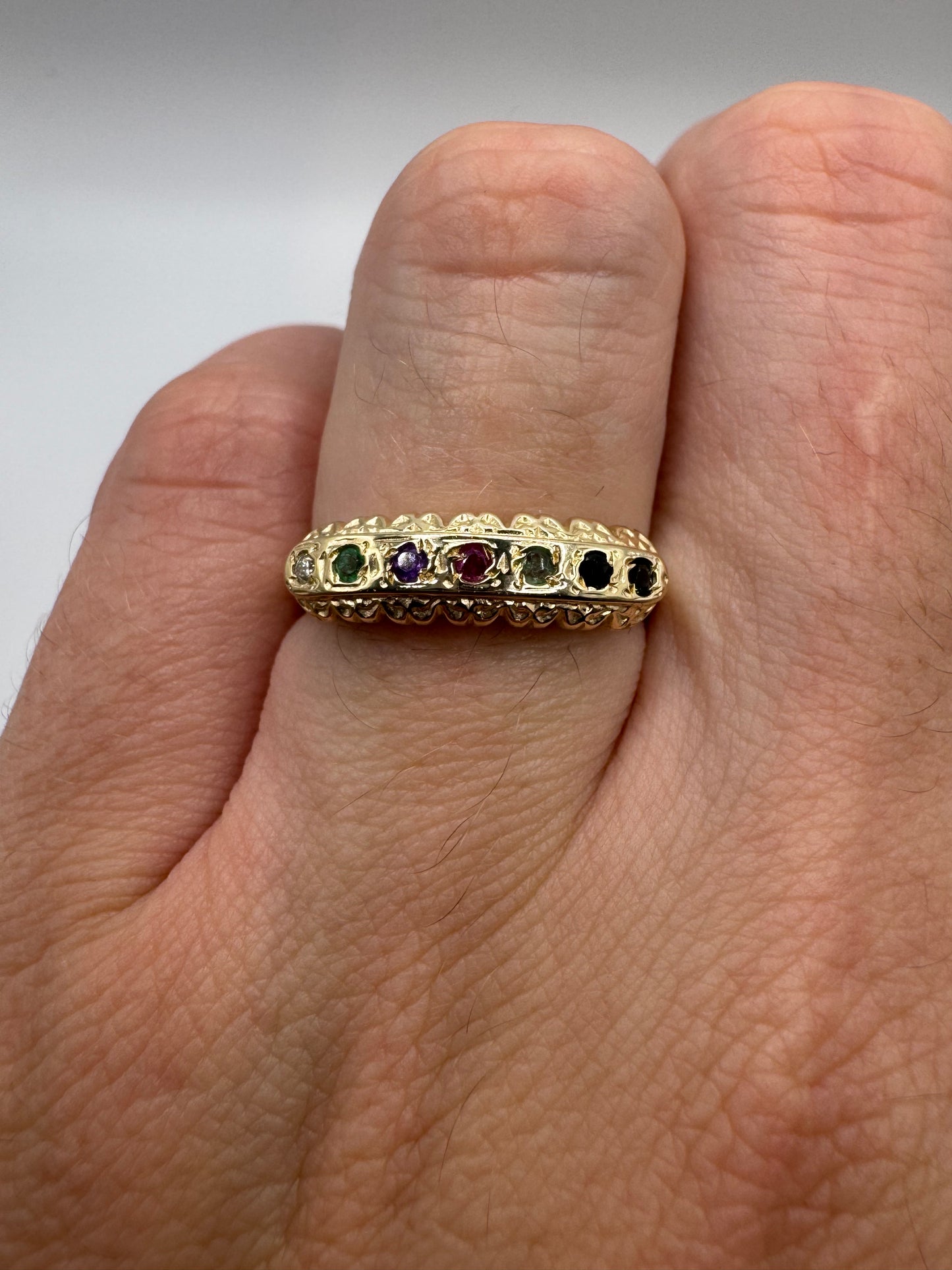 9ct gold “DEAREST” ring