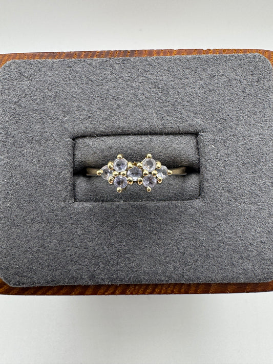 9ct gold tanzanite ring