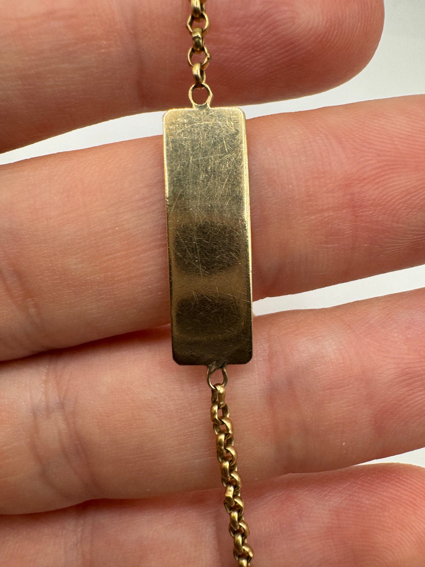 9ct gold bracelet 9