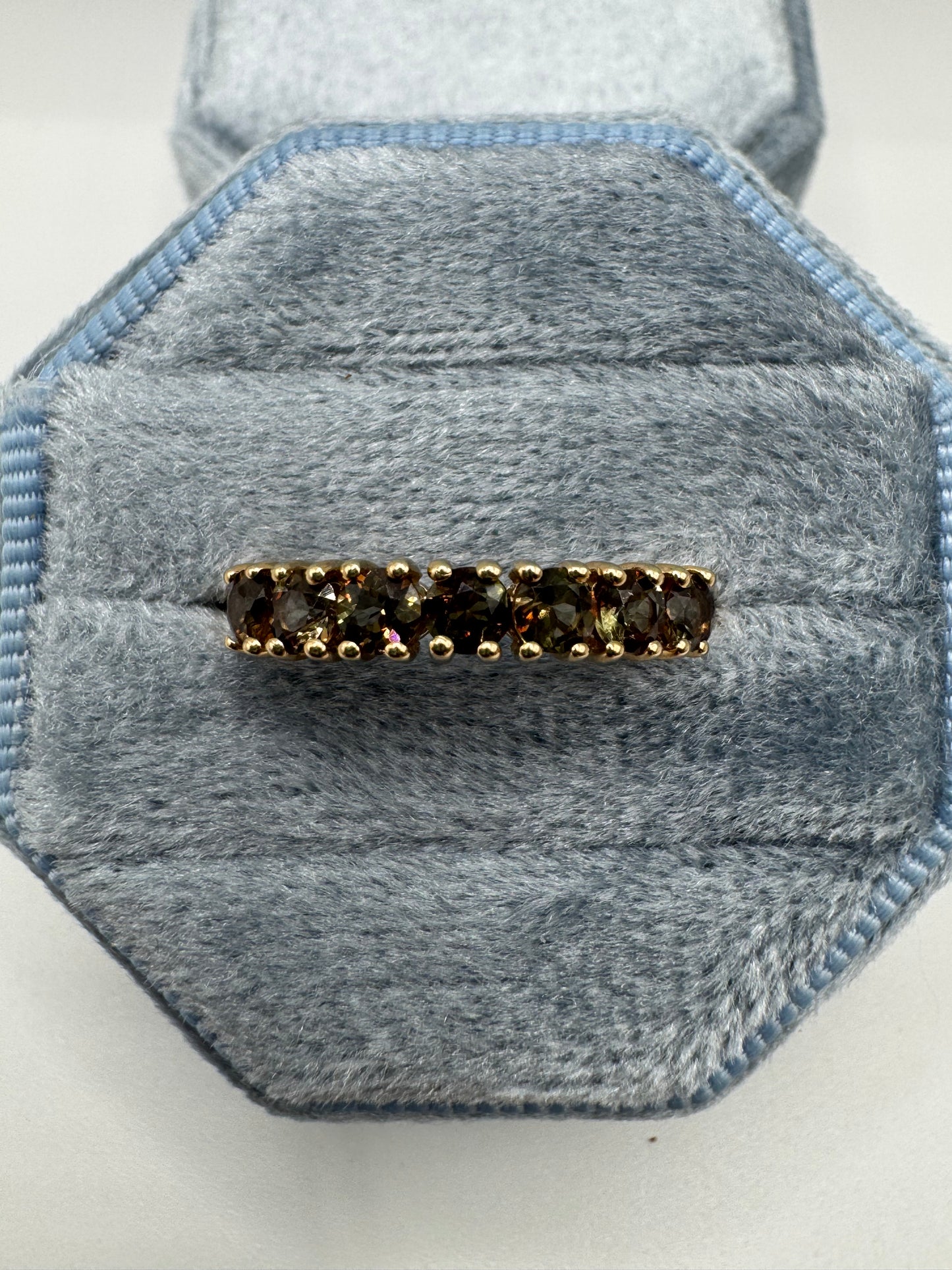 9ct gold citrine ring