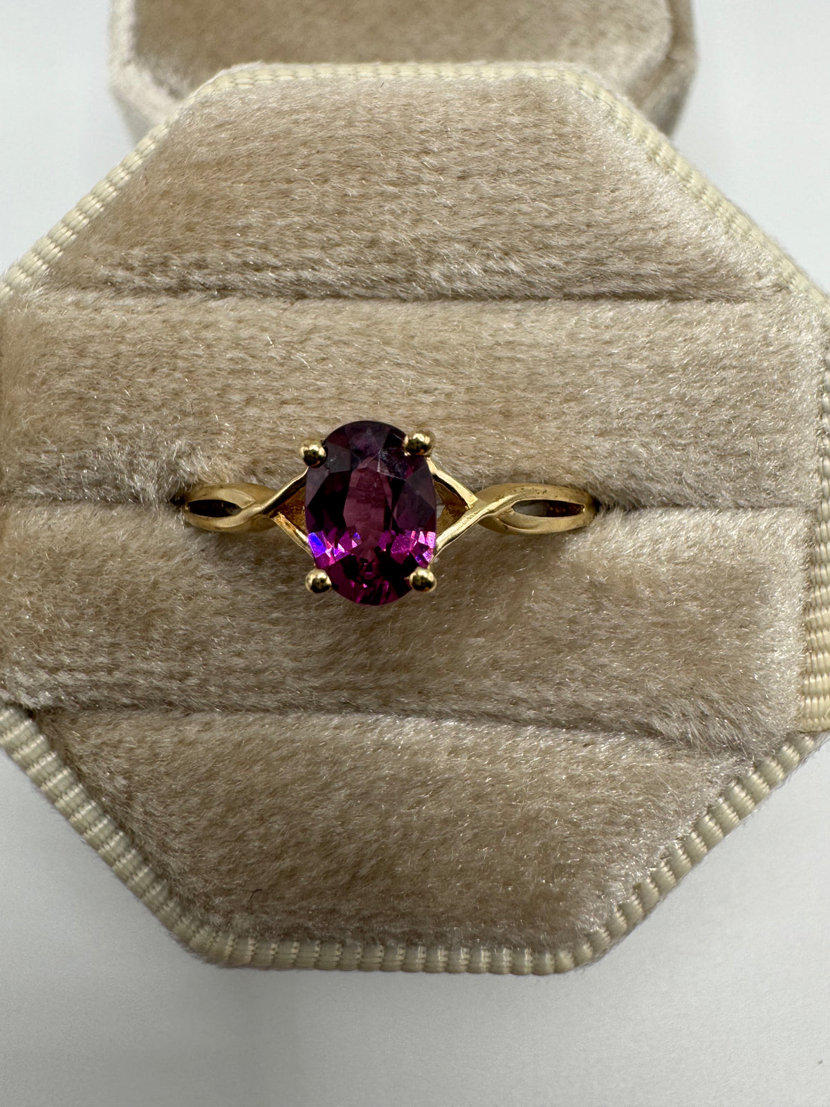 9ct gold tourmaline ring
