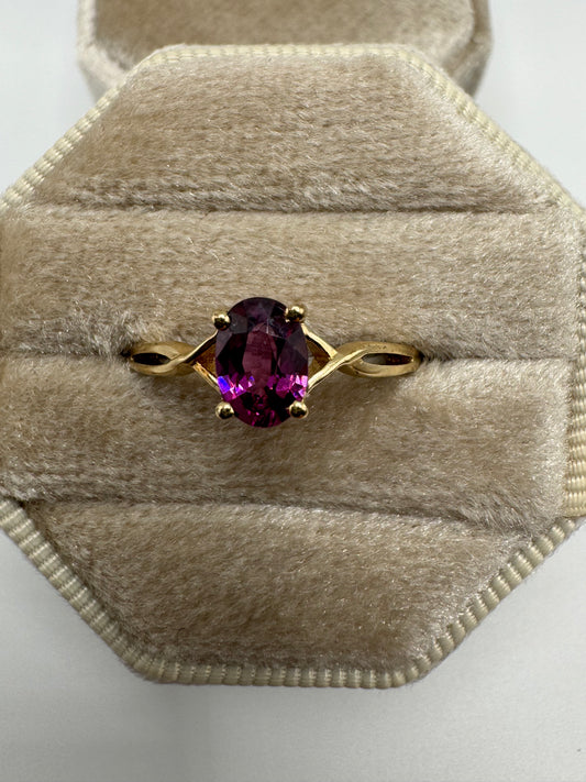 9ct gold tourmaline ring