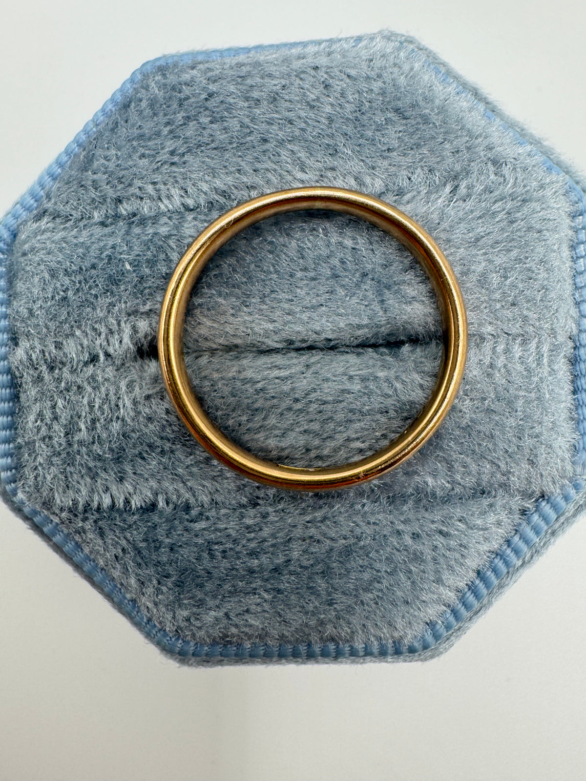 9ct rose gold band