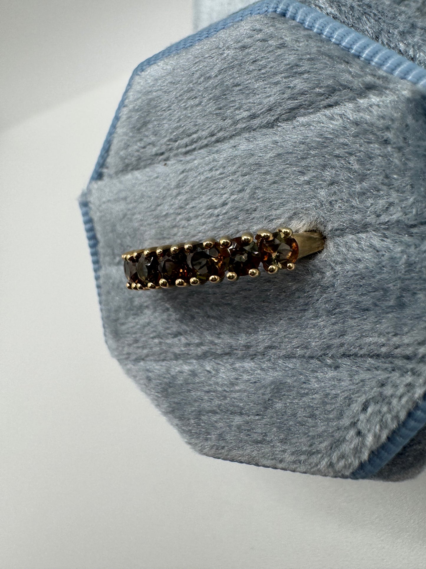 9ct gold citrine ring