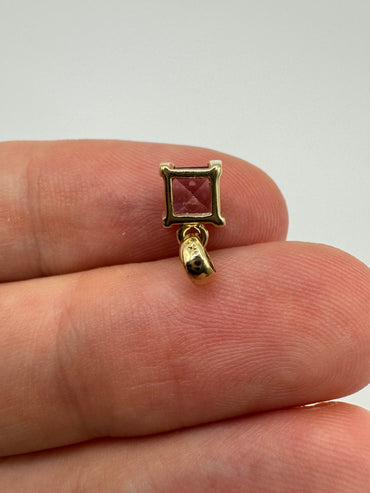 9ct gold amethyst pendant