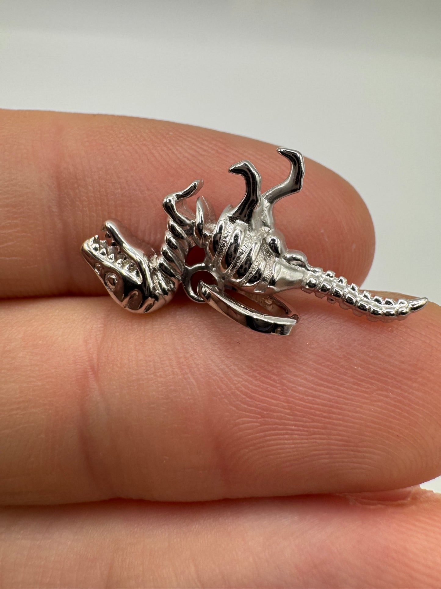 Silver T-Rex pendant