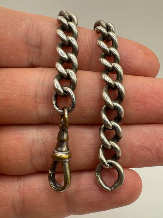 Antique silver Albert chain