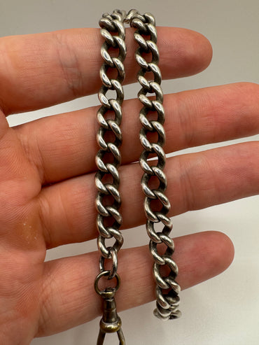 Antique silver Albert chain
