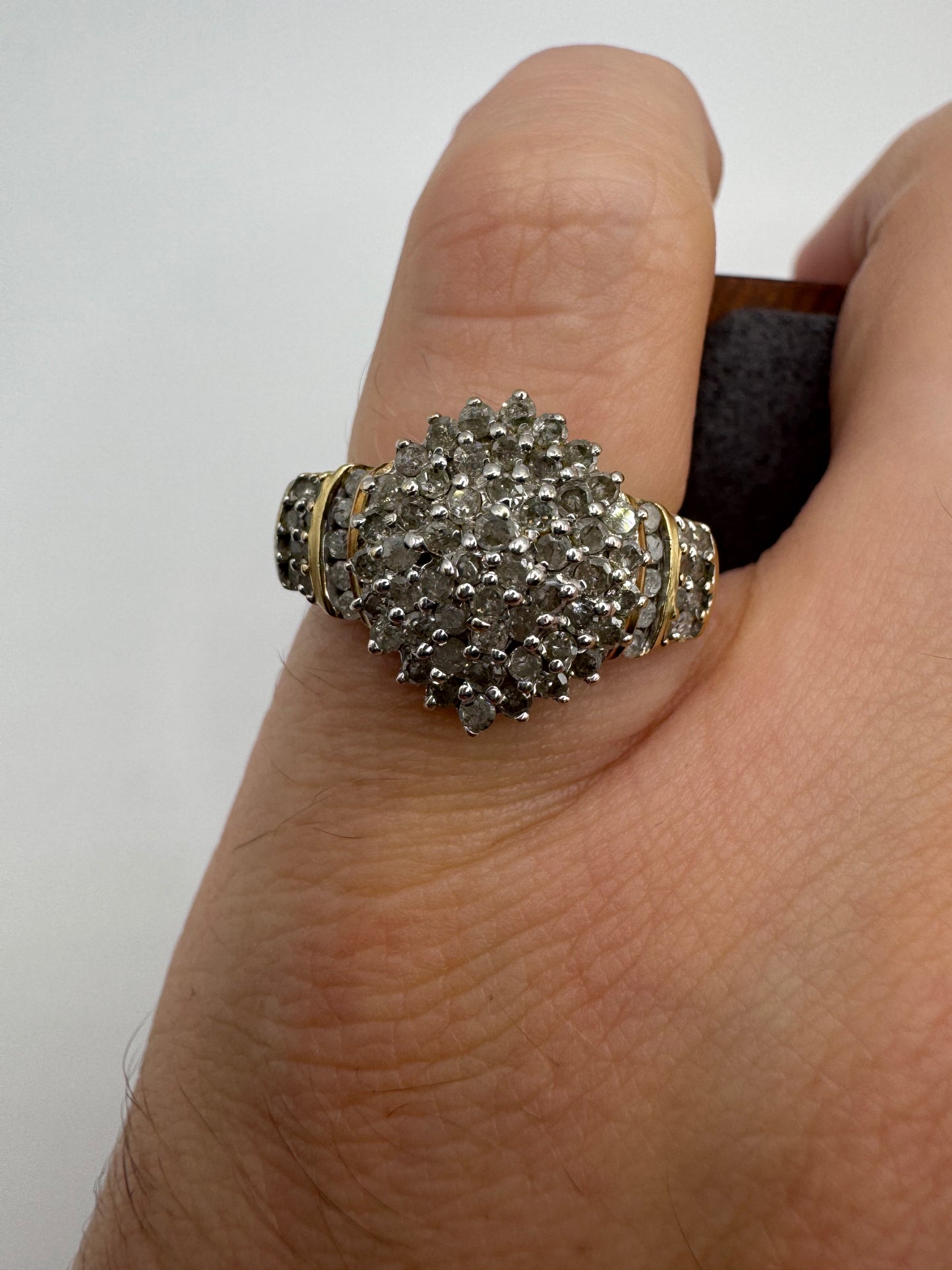 9ct gold 0.5ct diamond ring