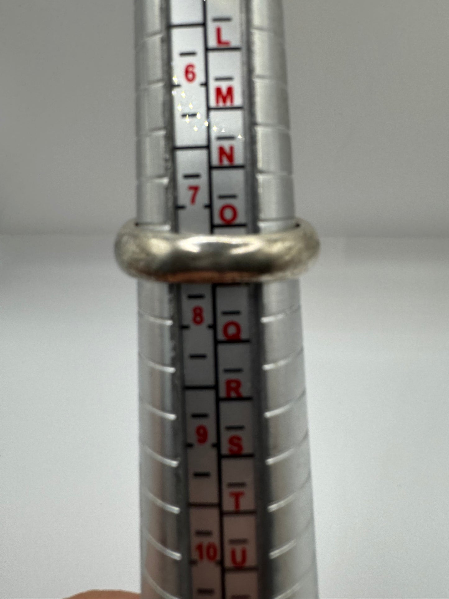 Silver cz ring (7.25-O)