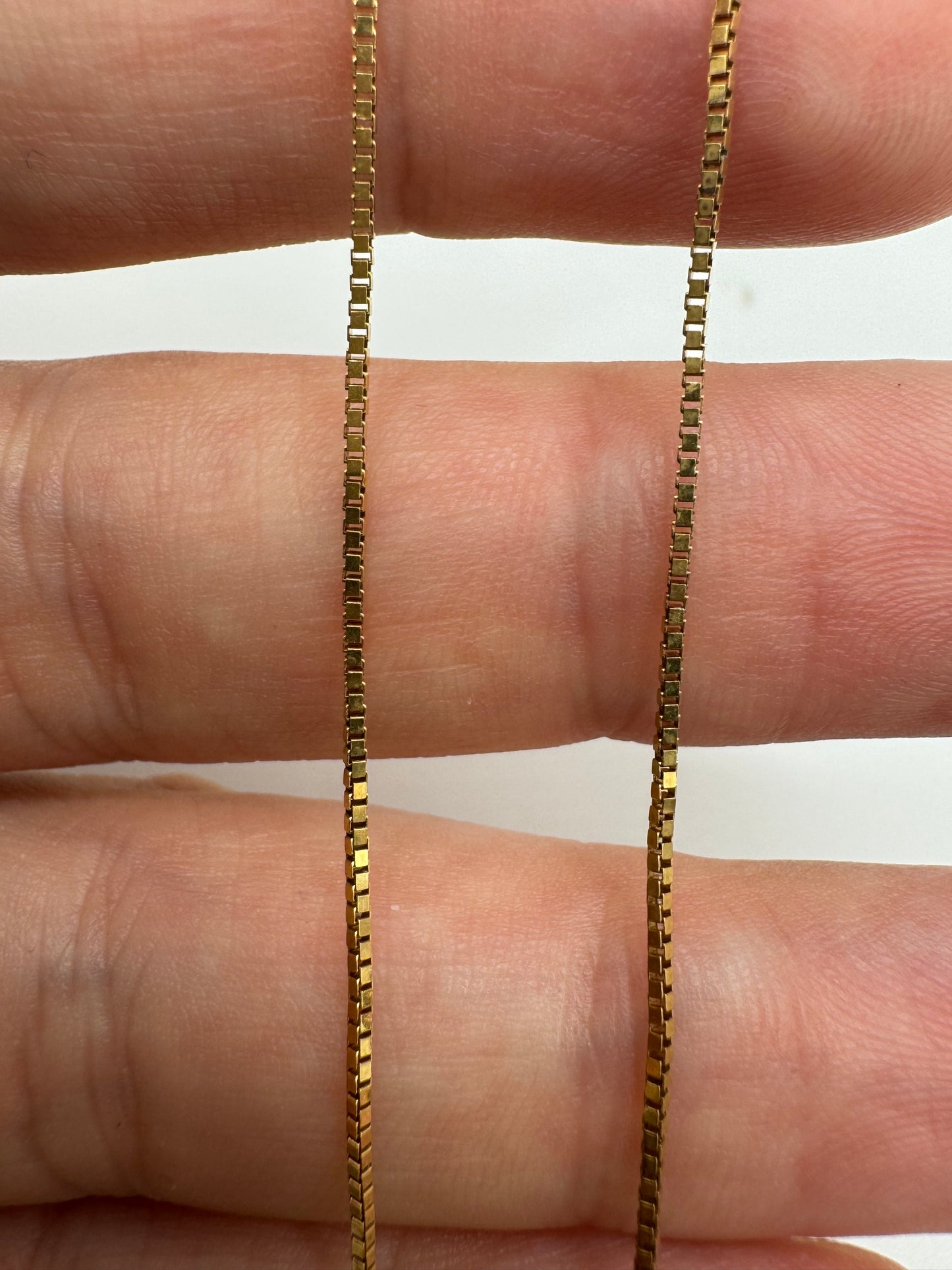 9ct gold chain 74 16”