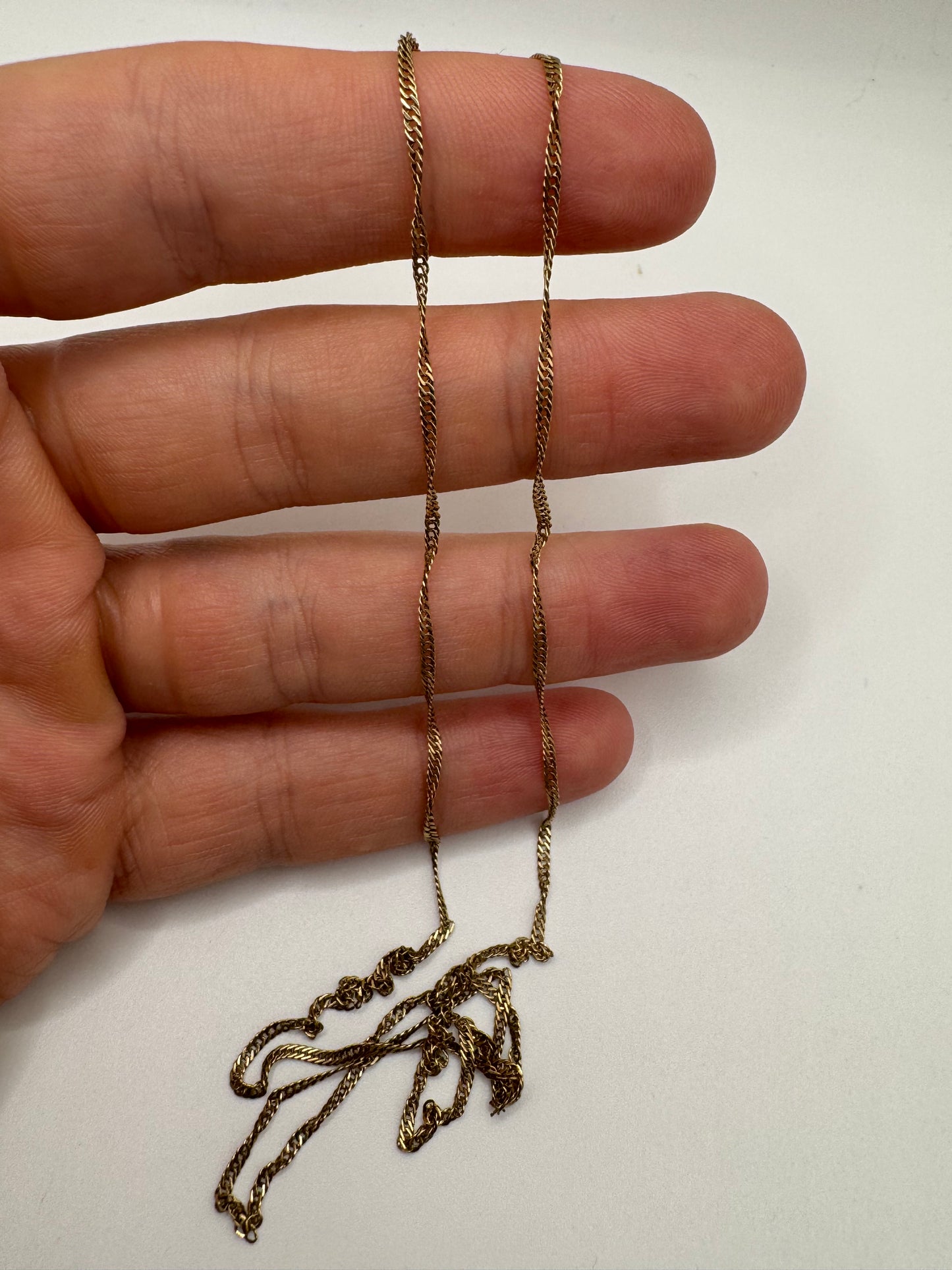 9ct gold chain 15