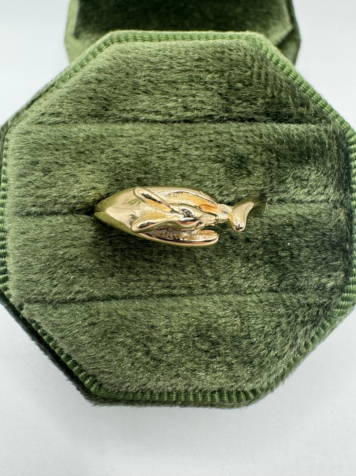 9ct gold mouse ring