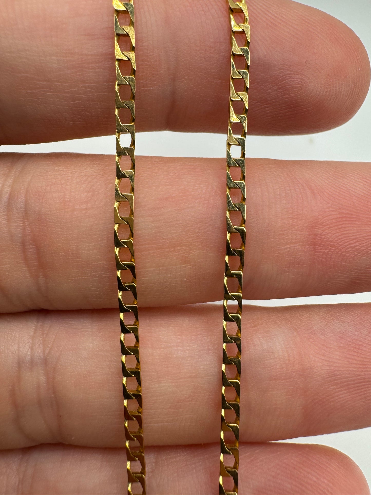 9ct gold chain 81 18”