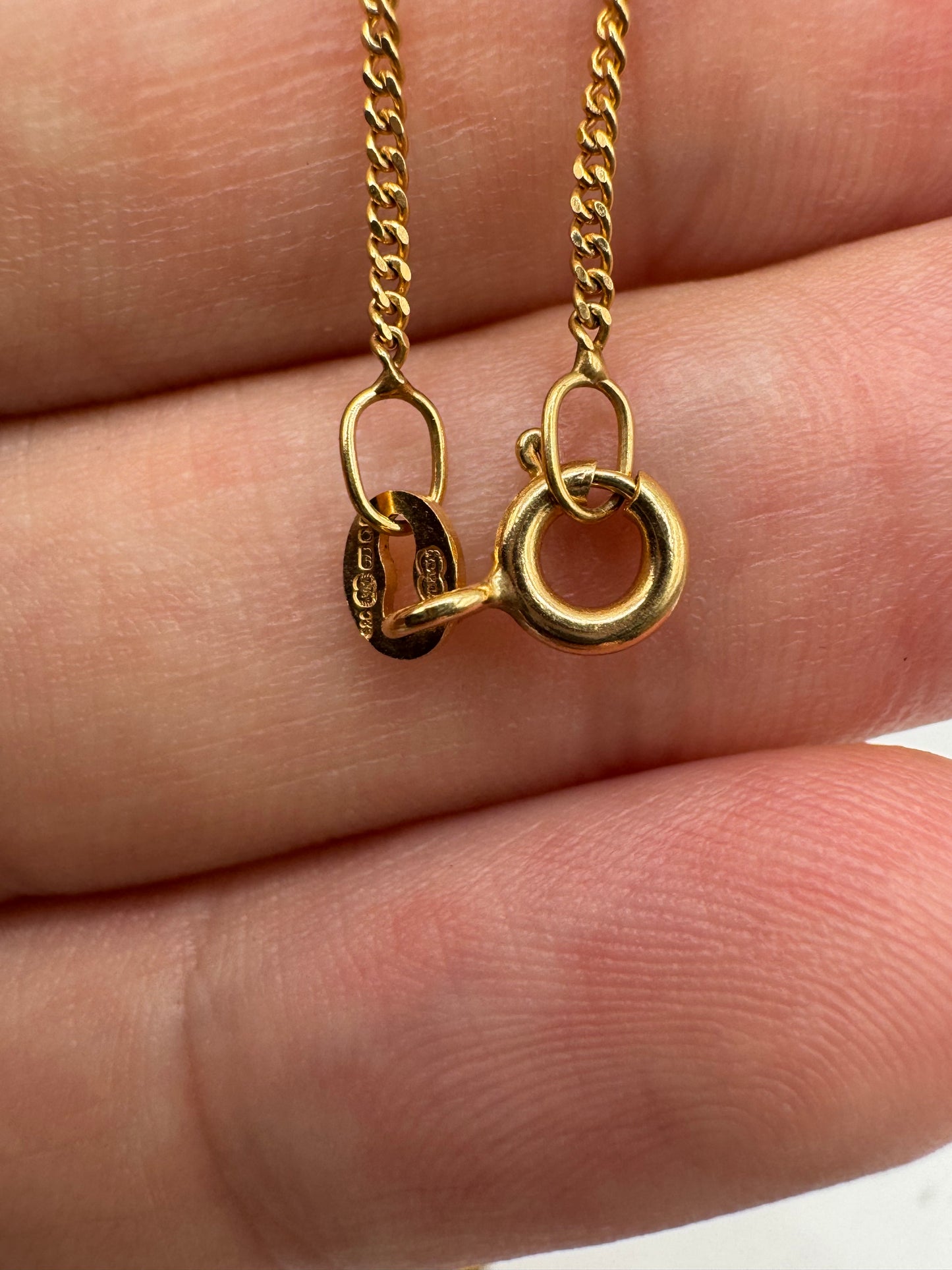 9ct gold chain 17