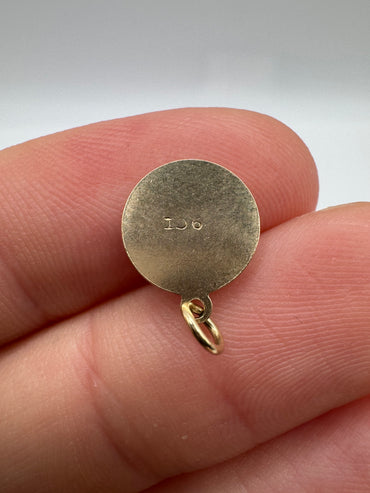 9ct gold st Christopher charm