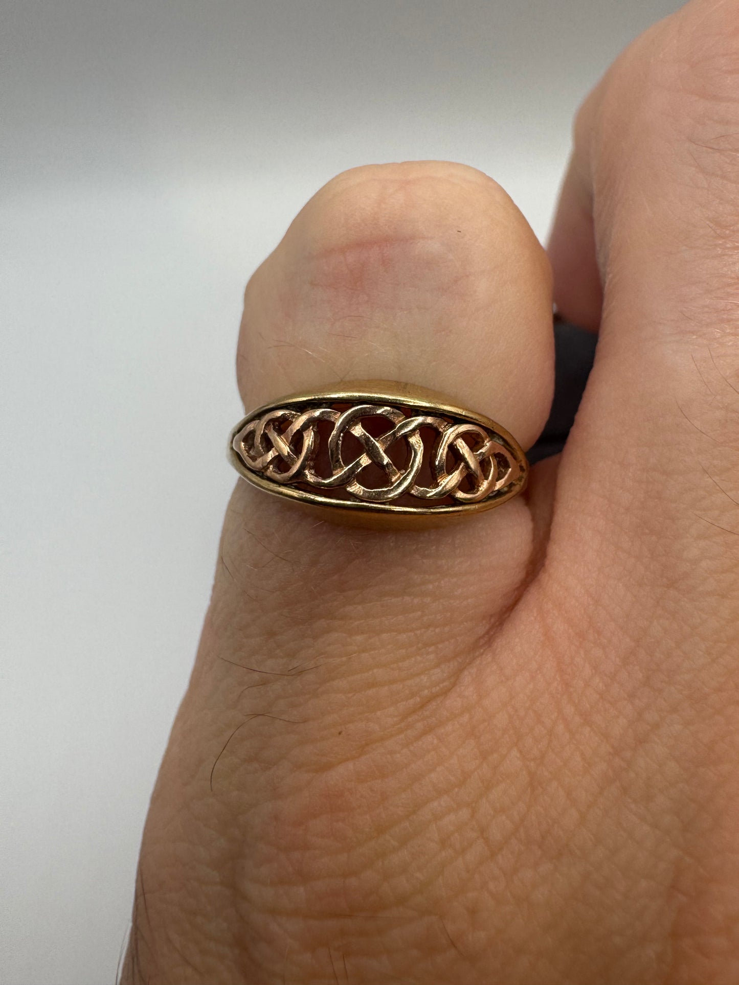 9ct clogau gold Celtic ring