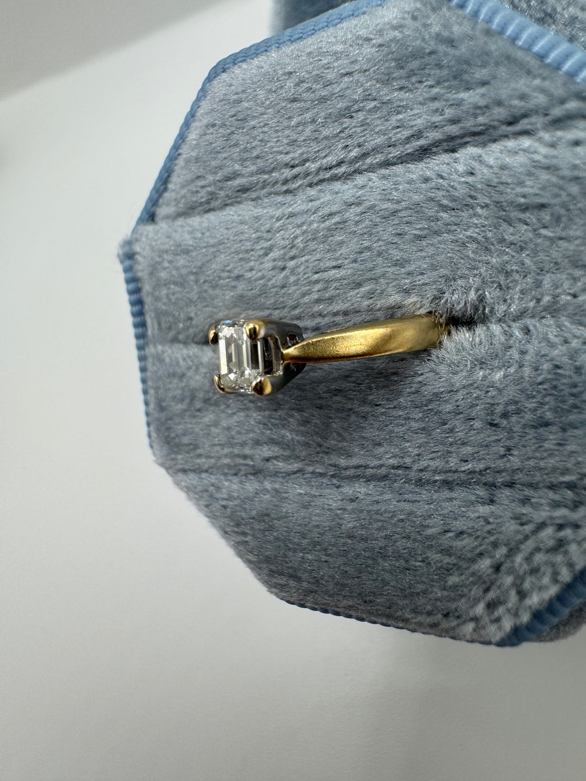 9ct gold 25 point diamond ring