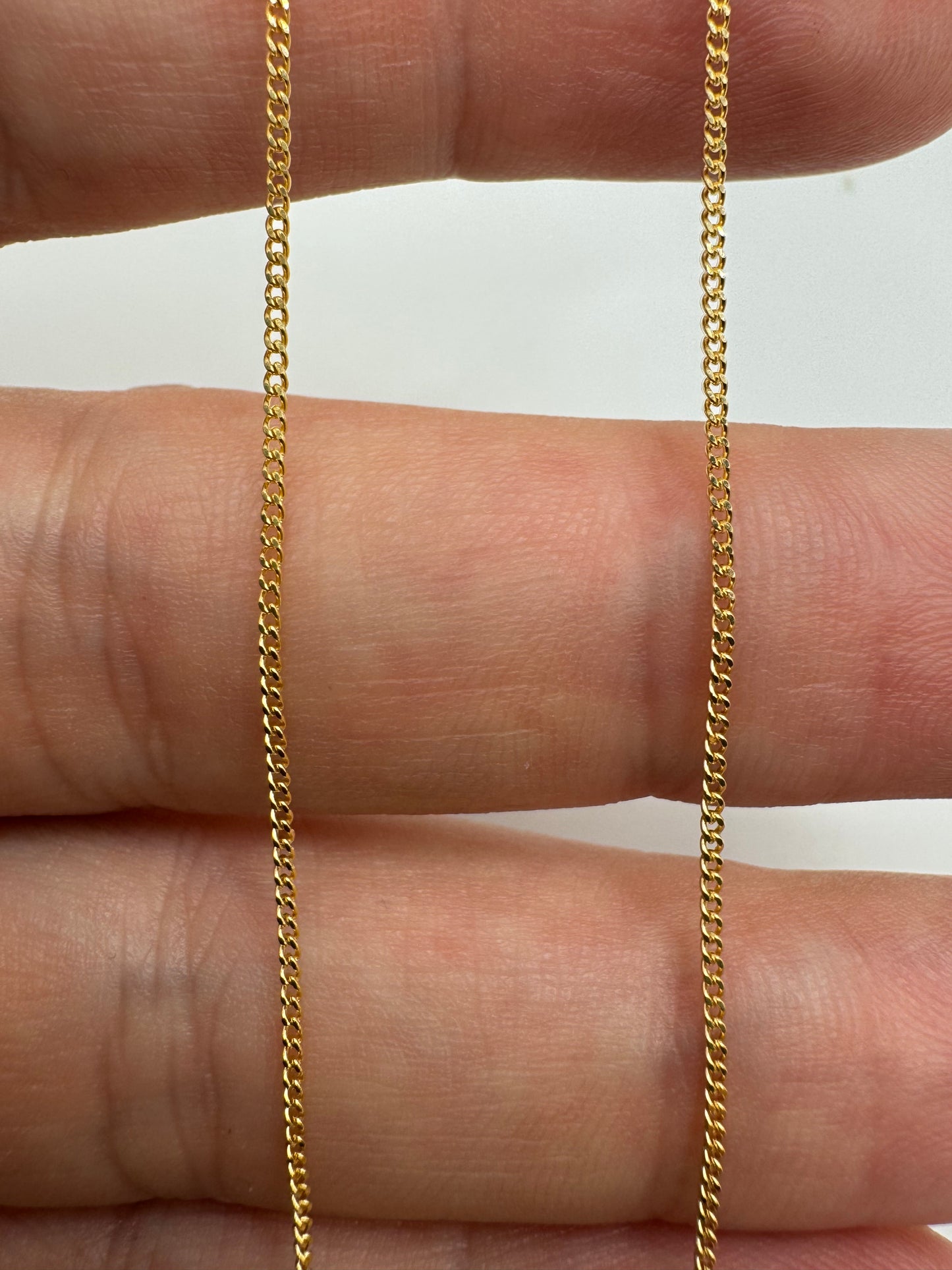 9ct gold chain 77 17”