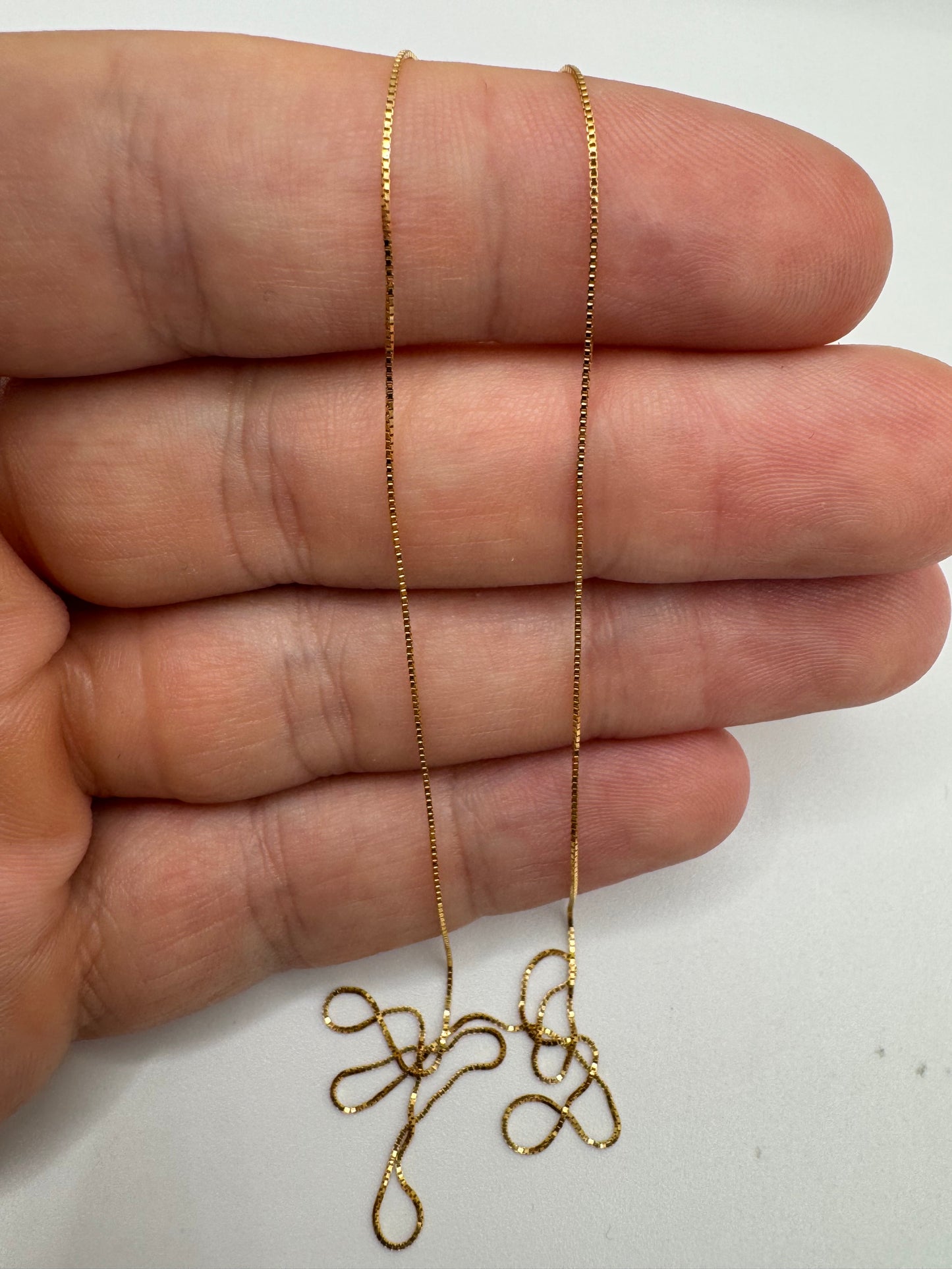 9ct gold chain 71 16”