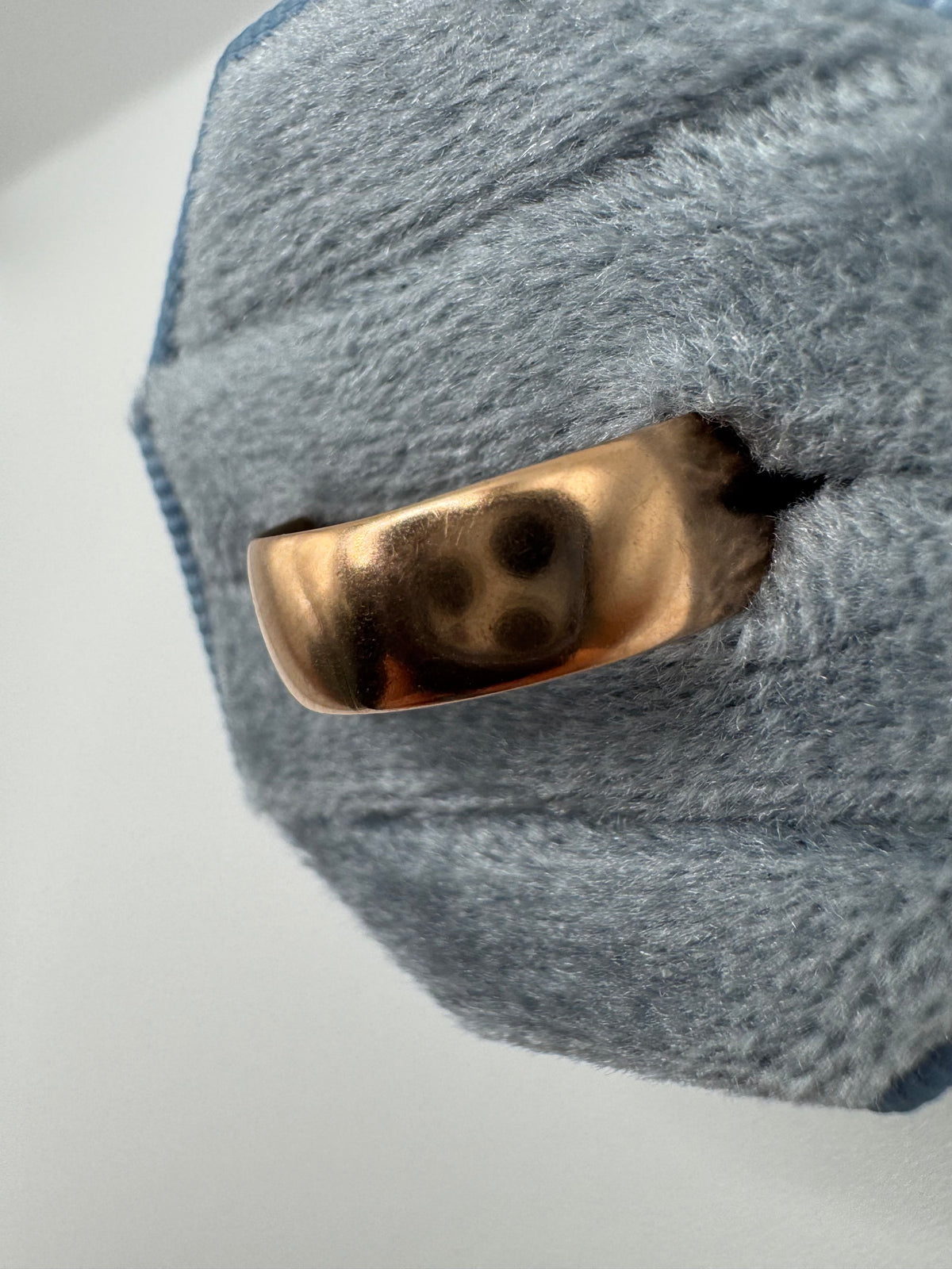 9ct rose gold band