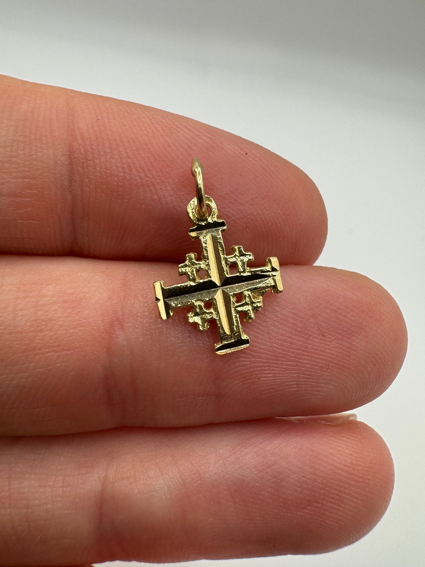 14ct gold Jerusalem charm